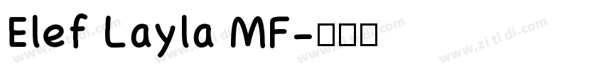 Elef Layla MF字体转换